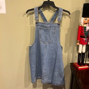 Like NEW Lily & Parker Overalls Dress. Pockets, Zipper & Buckle Closure. Size M.